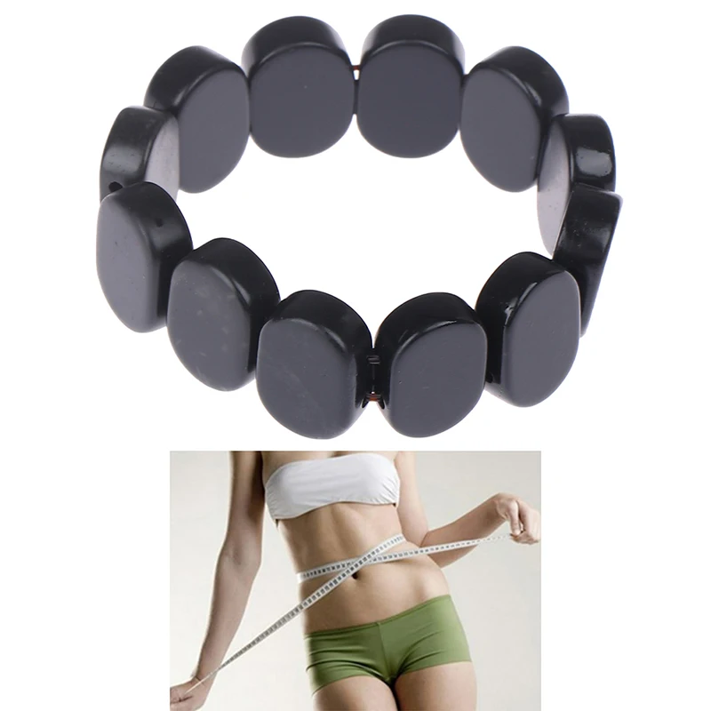 Black Jade Bianshi Bracelet Natural For Body Health Care Made Of Black Jade Stone Needle Tool Massage Benefits Multi Styles