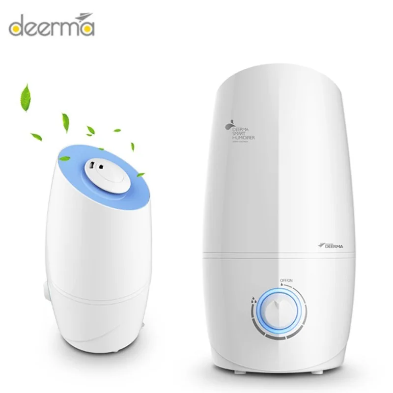 

Youpin Deerma 3L Mini Ultrasonic Air Humidifier Aroma Diffuser Maquiagem Moisturizing Air Purifier for Dry Cough Air Dry Skin