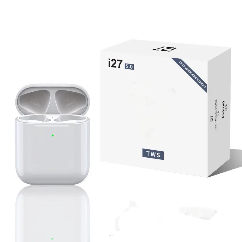i27 tws Bluetooth Earphones Pop-up Wireless Headphones Smart Sensor Headset Wireless Charging Earbuds PK I12 I23 I200 I9000 i10