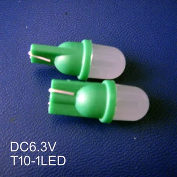 

High quality 6.3V T10 led,w5w 6.3V,194,168 indicator light,DC6V Led bulb light,T10 Wedge light,6.3VDC T10,free shipping 10pc/lot