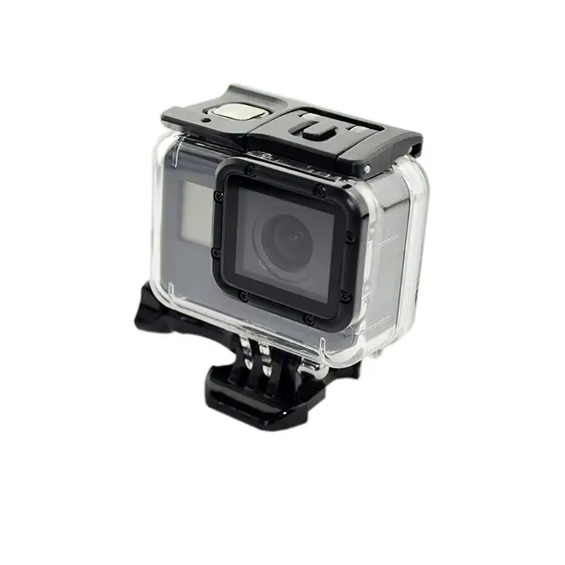 Per Gopro Hero 5 6 Custodia Impermeabile 45M Custodia Per Videocamera Subacquea Custodia Per Gopro 7 6 5 Accessori Per Fotocamere Sportive Nere