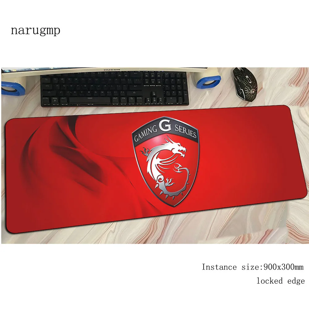 Коврик для мыши msi 900x300x4 мм с узором HD лучший игровой коврик классные Новые