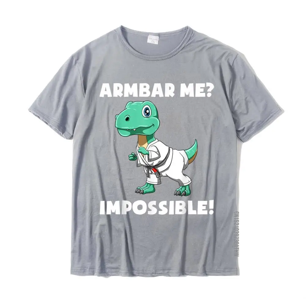 Crewneck Custom 100% Cotton Youth Tshirts cosie Short Sleeve T Shirt Company Group T-shirts Top Quality Funny Armbar T-Rex - Brazilian Jiu-Jitsu and BJJ Gift T-Shirt__MZ18981 grey