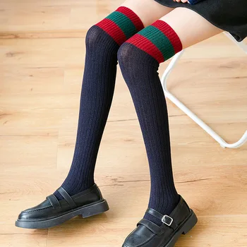 

Sexy Socks Striped Long Socks Women Long Stockings Warm Thigh High Socks For Ladies Girls New Fashion Striped Knee Socks Women