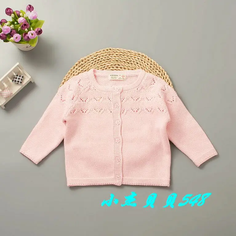

2019 Spring And Autumn New Installation Embroidery Kids' Sweater Korean-style Pure Cotton Sweater Multi-color 1-5-Year-Old Baby