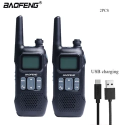 Baofeng – walkie talkie BF U9/R8 5W, USB ricarica rapid UHF 400 470MHz, Radio amateur CB, 2 pièces 