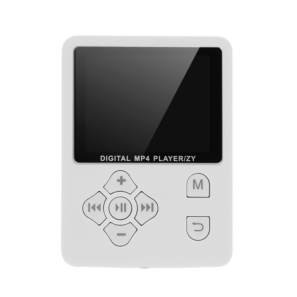 

1.8" Screen MP3 Player 3.5mm Earphone Port MP4 Player Button Control FM Radio Audio Recording Music Playing Device