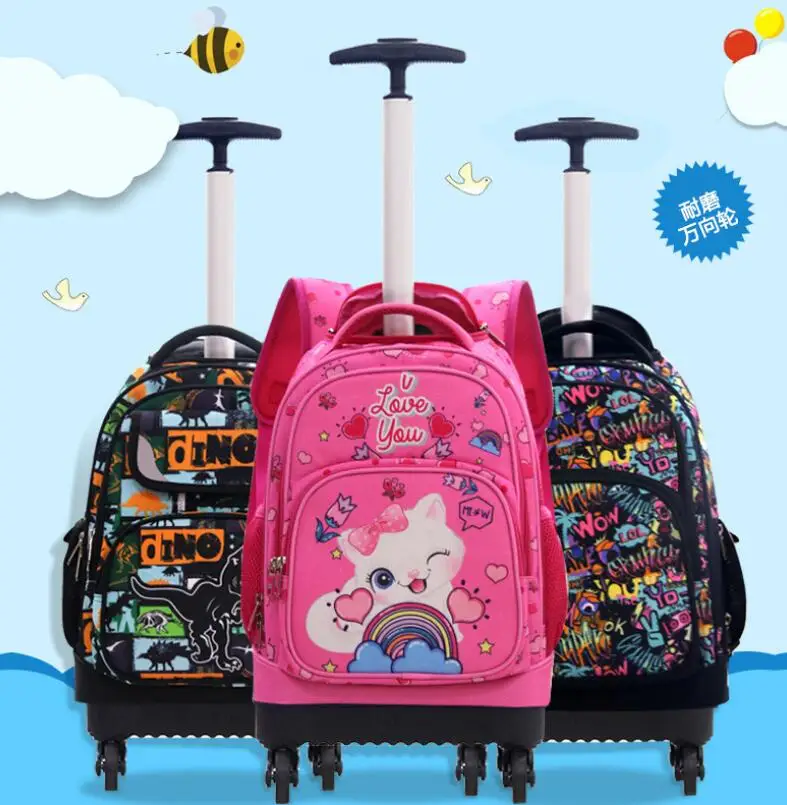 Mochila con ruedas de 16 pulgadas para niños y niñas