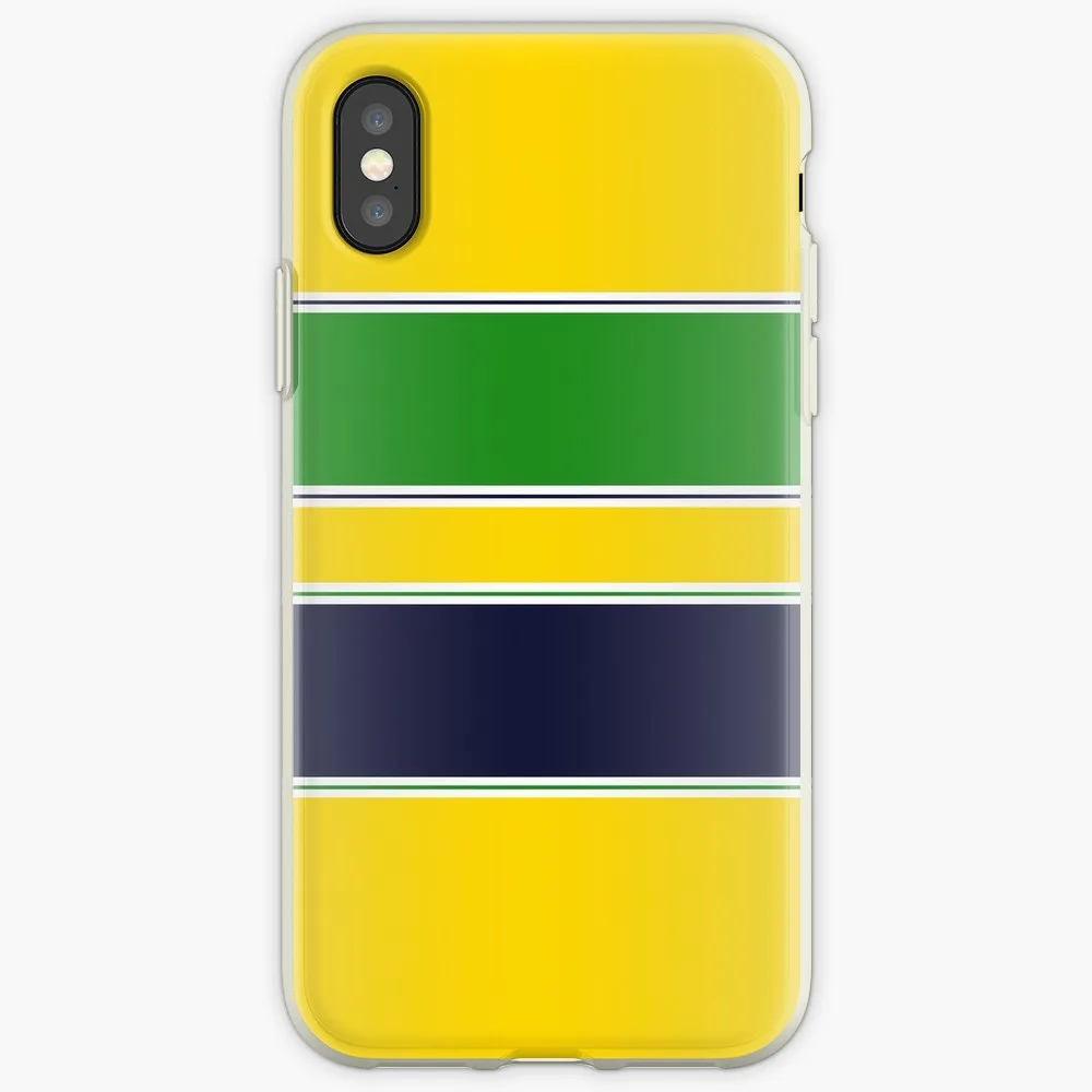 Senna шлем DeSoft чехол для iPhone 7 8 6 6s Plus 5S 4 силиконовый прозрачный X Xs 11 Pro Max