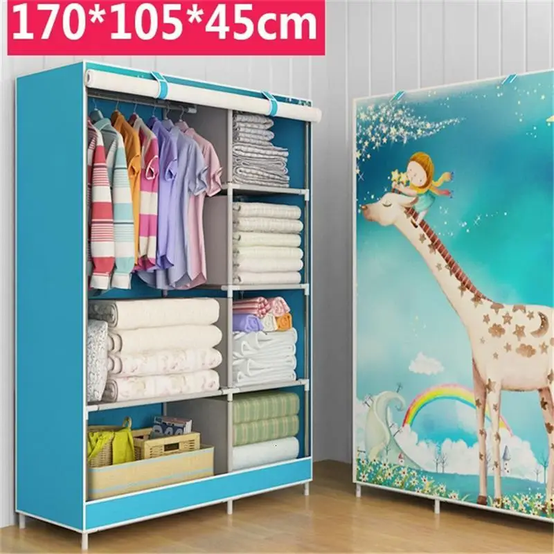 De Rangement Armadio Guardaroba Armario Ropero Mobile Per La Casa шкаф для хранения Mueble Guarda Roupa мебель для спальни шкаф - Цвет: Version K