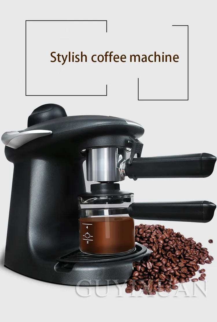 Italian coffee machine full semi-automatic small steam home cooking coffee pot milk foam Fancy coffee machine