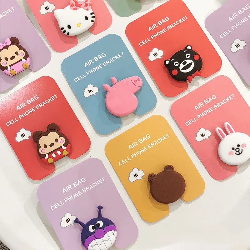 

Cute Phone Holder Expanding Stand Grip for Xiaomi for Samsung Galaxy S10 S9 Finger Holder for Huawei Mate 20 Suporte Celular