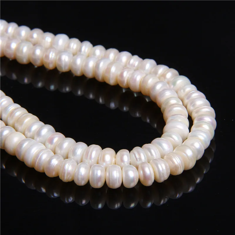 Flat Pearl Cultured Freshwater Coin Freshwater Pearl Bead Natural