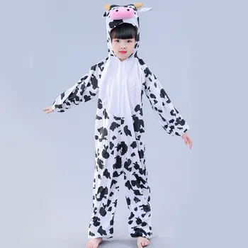 

Halloween Party Kids Performance Costume Lovely Cow Photo Clothing Halloween Party Children Outfits (Size M)