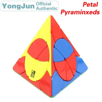 

YongJun Petal Pyramid 3x3x3 Magic Cube YJ 3x3 Professional Speed Puzzle Antistress Educational Toys For Children