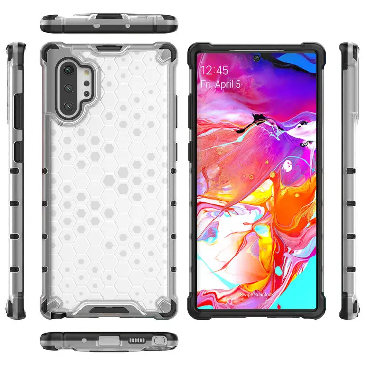 Силиконовый бампер Etui для Coque samsung Note 10 Plus Чехол samsung Note 10 Plus чехол ударная Защита для samsung Galaxy Note10