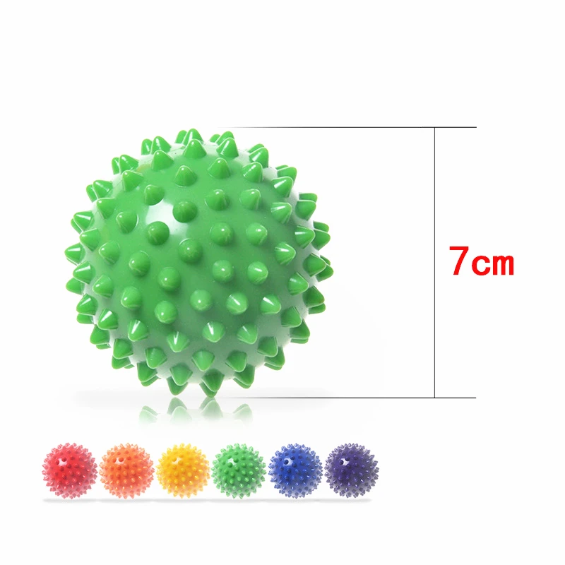 Massage Ball PVC Spiky Trigger Point Sport Fitness 7cm Exercise Balls