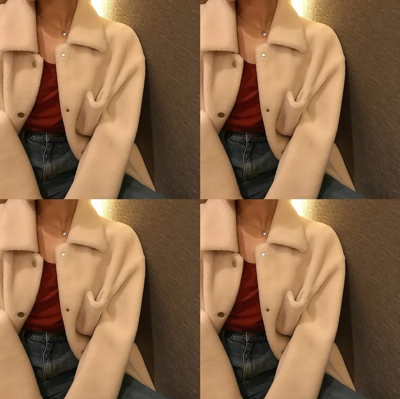 Real Fur Coat Women Korean Sheep Shearling Winter 100% Wool Jacket Clothes 2020 Manteau Femme YY1034 | Женская одежда