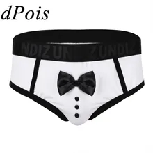 DPOIS, сексуальное эротическое нижнее белье, нижнее белье для мужчин, пятнистые трусики для неженок, мужские трусы с галстуком-бабочкой, сексуальные бикини, трусы, бандаж, костюм