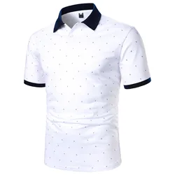 Camisa de manga curta de lapela de manga curta para homens camisa de manga curta