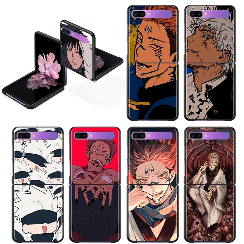 Jujutsu Kaisen Satoru Gojo Anime Fashion Mobile Hard Shockproof Cover For Samsung Galaxy Z Flip 3 5g Black Fundas Phone Case Flip Cases Aliexpress