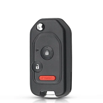 KEYYOU pulsanti 2/3/4 custodia a conchiglia per chiave a distanza per auto modificata per Honda Accord Civic 2006-2011 CRV 2018 Pilot fit con pulsantiera - KEYYOU pulsanti 2 3 4 custodia a conchiglia per chiave a distanza per auto modificata