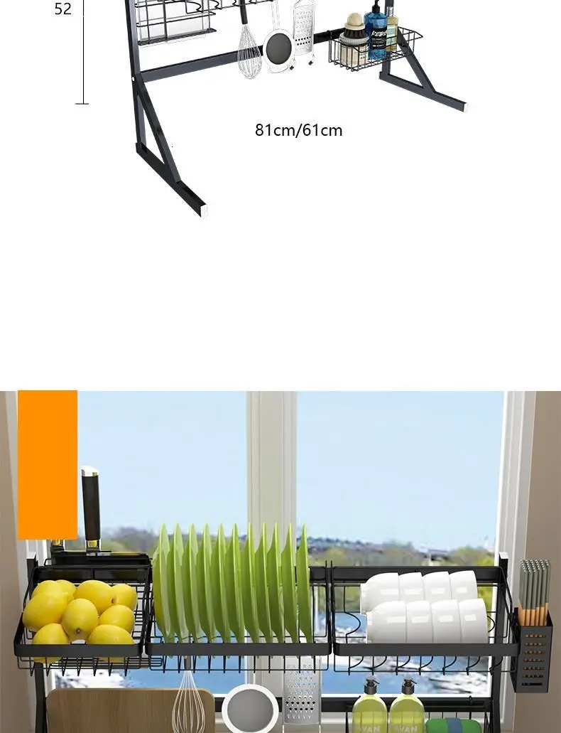 Escurridor De Platos блюдо Malzemeleri кухня Range Organizer нержавеющая сталь Cozinha Mutfak Cocina Organizador кухонная стойка