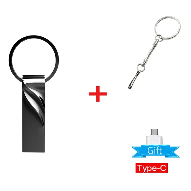 High Speed Pen Drive 64GB Pendrive 128GB Flash USB Stick 32GB cle usb memory 16GB USB Flash Drive 8GB 4GB For Micro Type-c phone Type-C adapter