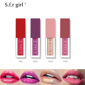 

Matte Lipstick Velvet Sexy Lip Gloss Set Cosmetic Lip Tint Lip Gloss Waterproof 4pcs Lipstick Moisturizer