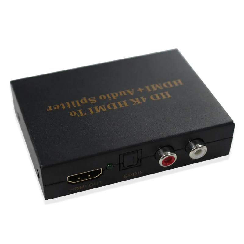  Hd 4K Hdmi Audio Splitter Estrattore Convertitore di Hdmi Toslink Ottico Spdif + L/R Composito Out 