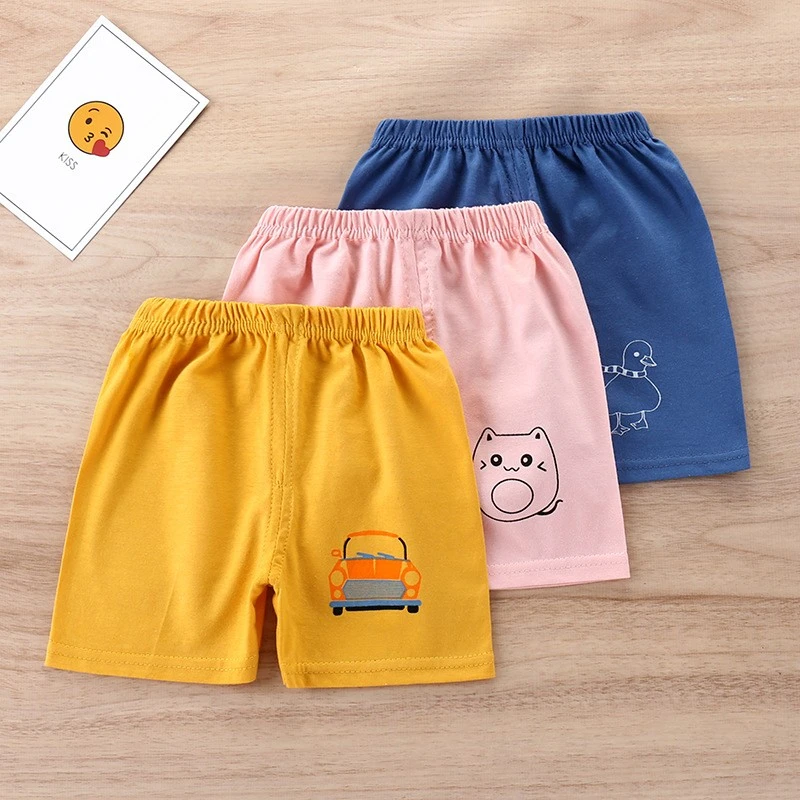 Pantalones de verano para niños, Shorts de algodón para bebés, bragas para niños pequeños, pantalones deportivos cortos de playa, ropa para niños|Pantalones cortos| AliExpress