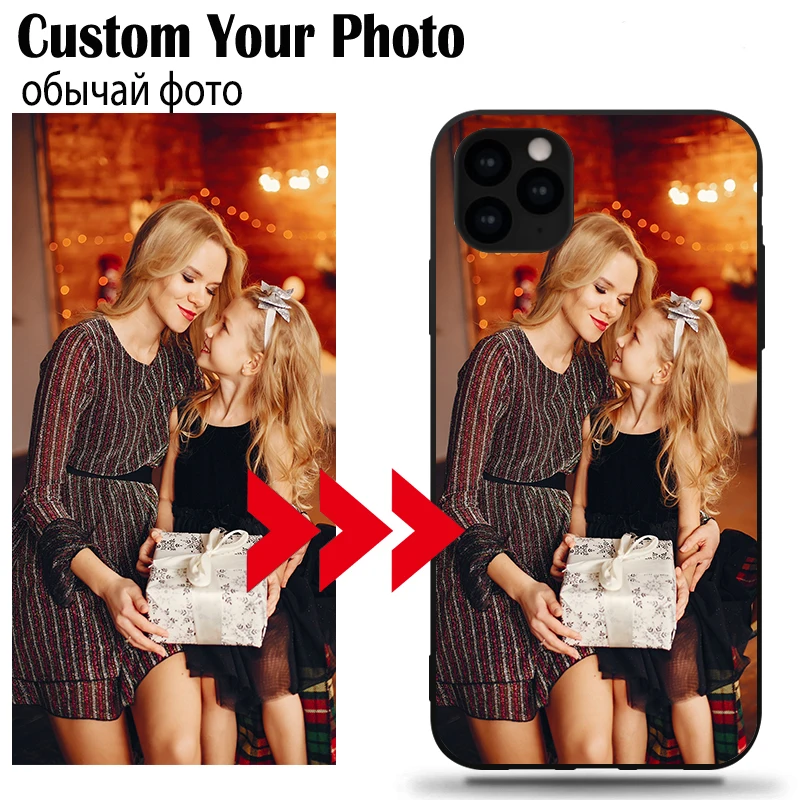 DIY Фото заказной чехол для телефона Xiaomi Redmi 6A 7A 8A 7 8 K20 6 5 4X Plus Note 5A 4 Pro мягкий черный