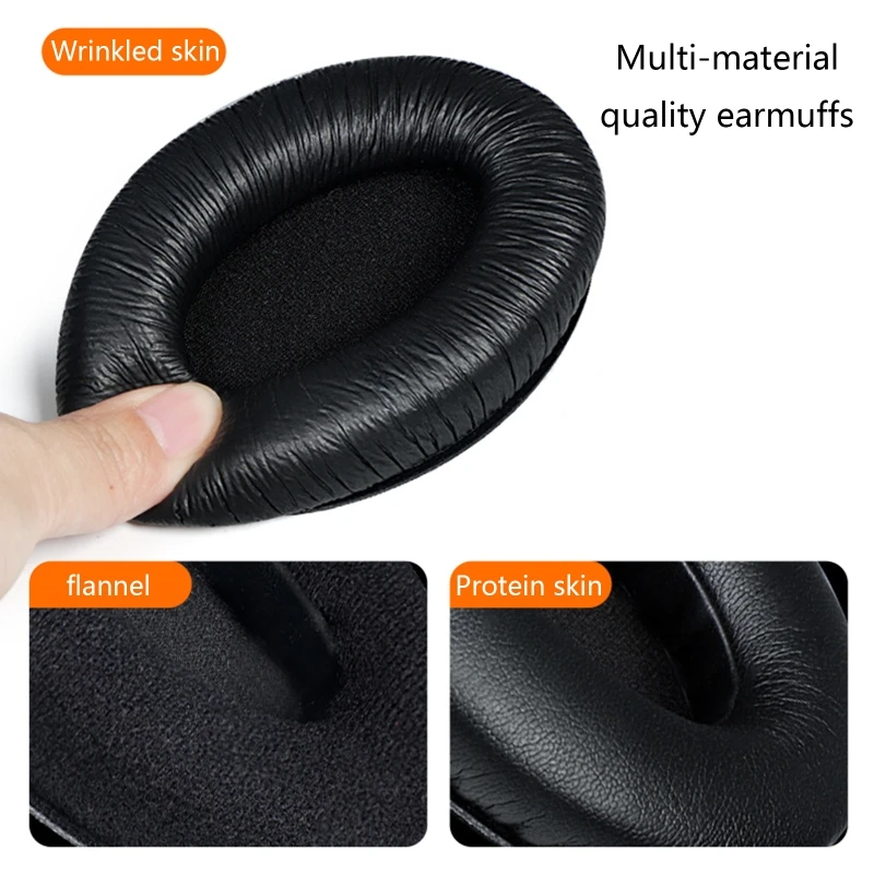 Cuscinetti Auricolari Di Ricambio Per Sennheiser HD201, HD201S E HD180 – Morbidi In PU Con Fascia Inclusa