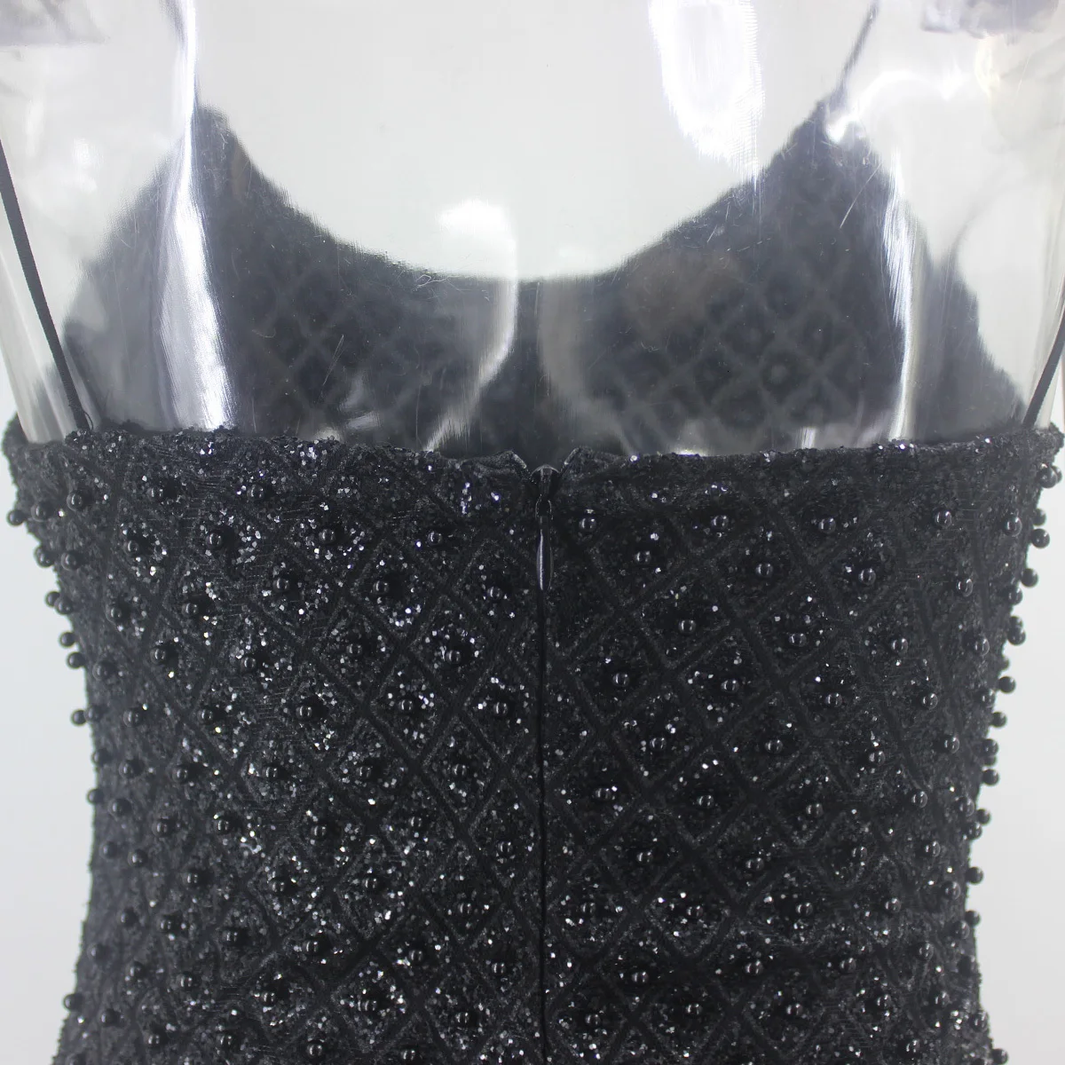 PFFLOOK Autumn Diamond Sexy Dress Women Backless Spaghetti Strap Glitter Mini Party Dresses Club Female Bodycon Vestidos