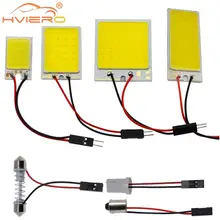 화이트 레드 블루 t10 w5w cob 24smd 36smd 자동차 led 차량 패널 램프 자동 인테리어 독서 램프 전구 라이트 돔 꽃 ba9s dc 12v(China)
