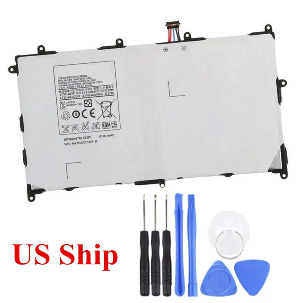 

7XINbox 3.7V 6100mAh SP368487A(1S2P) Replacement Battery for Galaxy Tab 8.9 P7300 P7310 P7320 GT-P7300 GT-P7310 GT-P7320