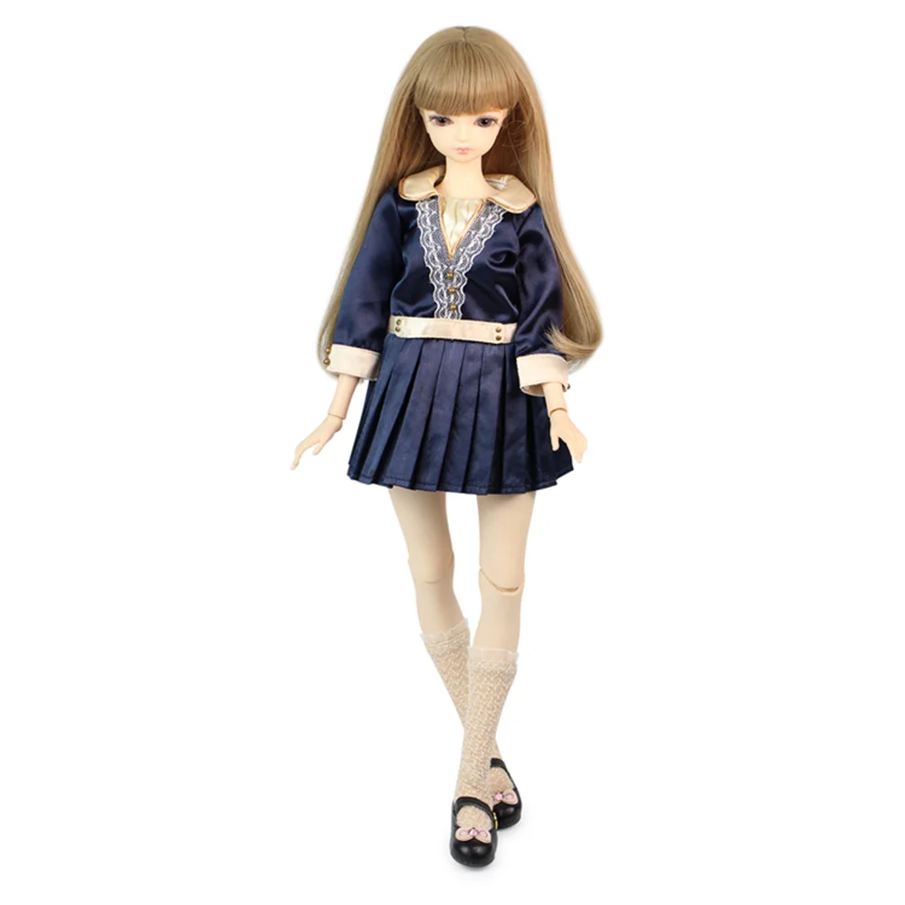Fortune Days для 1/4 BJD кукла 45 см очень новая девушка британский стиль униформа набор аксессуаров высокое качество игрушки подарки - Цвет: only sell suit