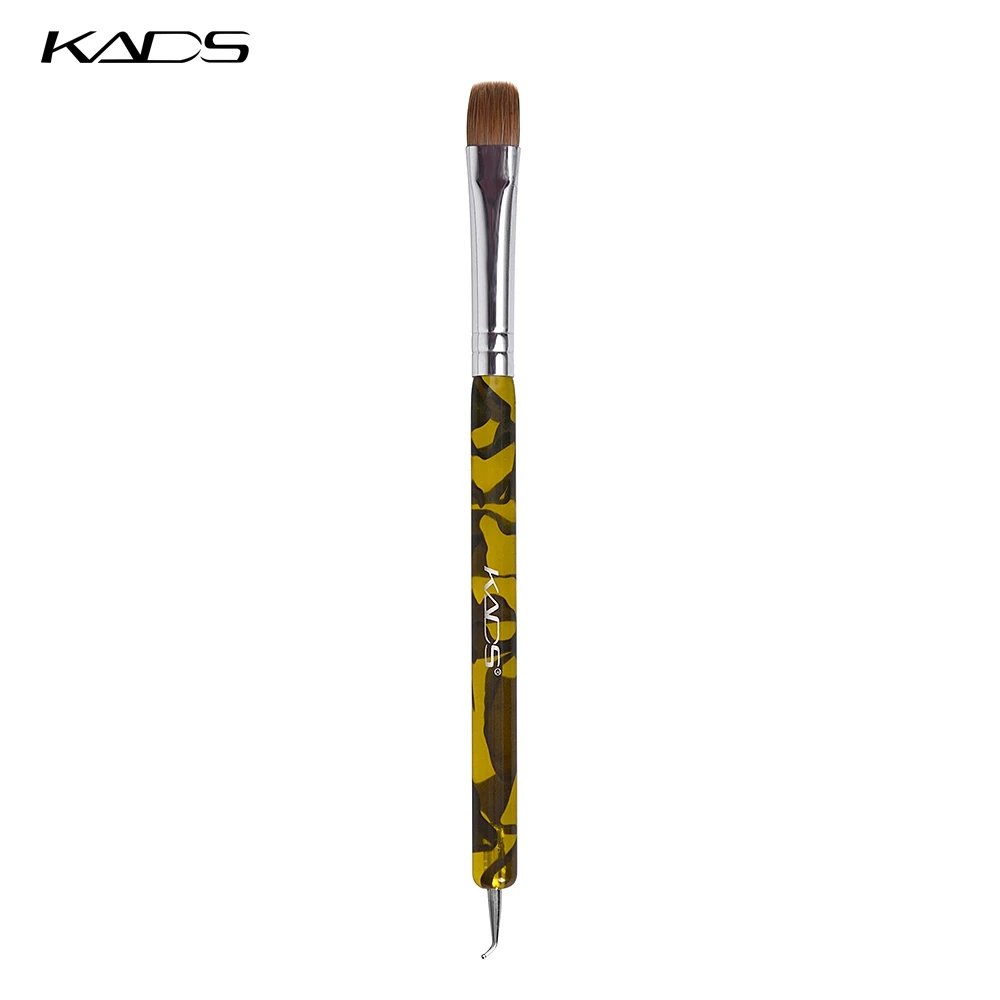 

KADS Kolinsky Sable Nail Brush Acrylic UV Gel Carving Pen Brush Amber Handle Liquid Powder DIY Nails Dotting Brush Manicure Tool