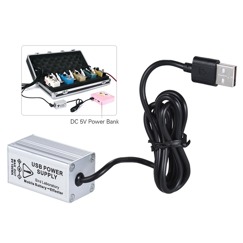ENO гитарный эффект педаль питания с USB BoosterStation дистрибьютор 9 изолированных DC выходов для 9 в 12-18 в гитарная педаль, ЕС
