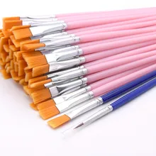 100 шт акварельный набор кистей для рисования, нейлоновые кисти для окрашивания волос, масляная Акриловая картина, кисти, тонкие ручки, товары для рукоделия, Aquarel