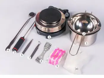 

Aromatic Wax Pots Candle making Set Tools making Candle DIY Material Science Heating Furnace Tool marmite chauffante mariage