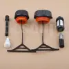 Gas Fuel Cap & Oil Cap For Stihl 020 021 023 024 025 026 028 034 036 038 042 048 AV Super Replace 0000 350 0520, 0000 350 0510 2