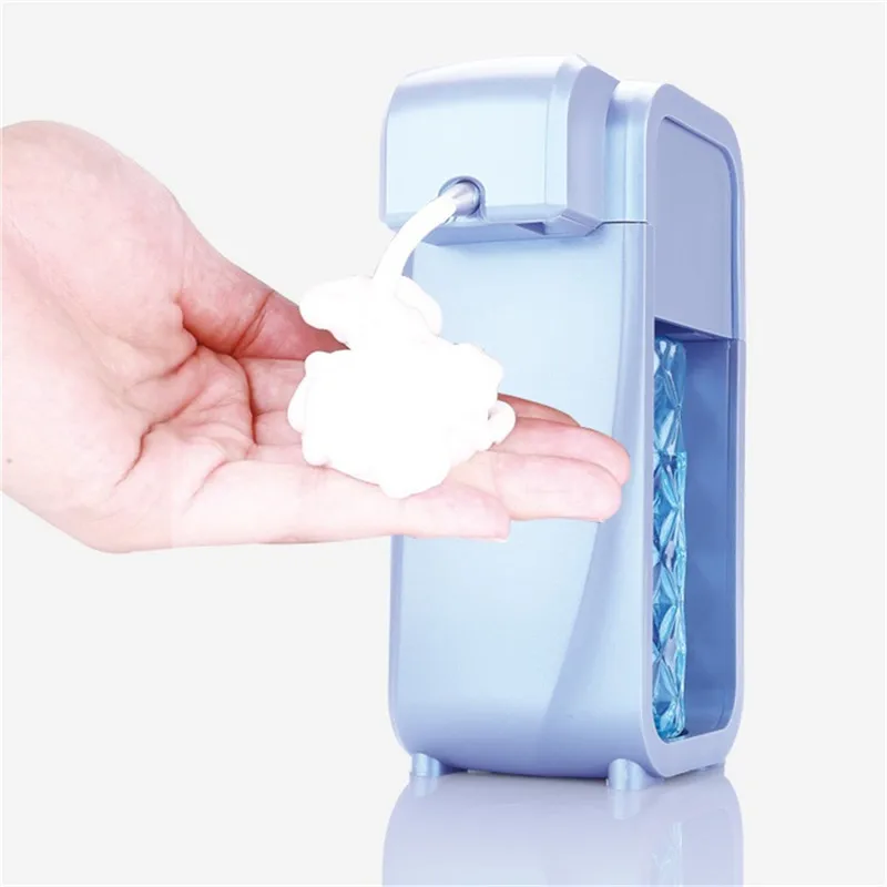  300ML Automatic Liquid Soap Dispenser Smart Sensor Infrared ABS Touch Upscale Soap Dispenser Wall M - 4000258837945