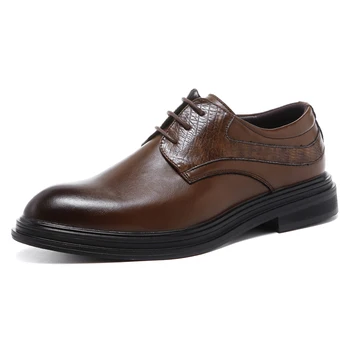 

Men's Lace-ups Dress Oxfords Shoes Casual Cushioned Comfort Derby Shoe Leather Lined Men Shoes for Busniness Size 6~10