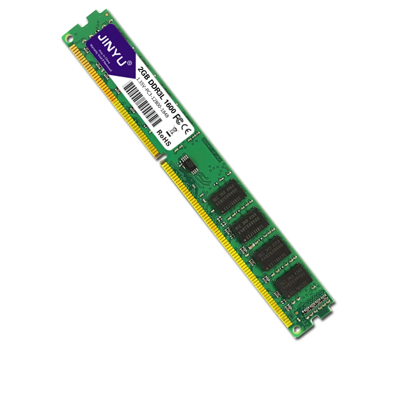 JINYU Ddr3 низкого напряжения 2G 1,35 V 240Pin Ram память для рабочего стола