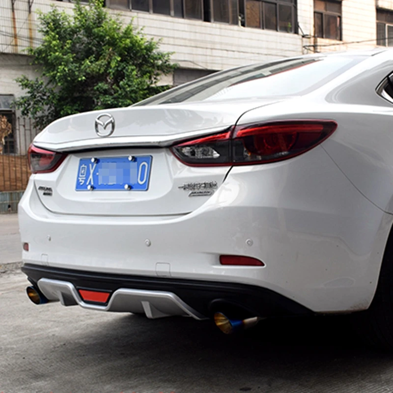 

UBUYUWANT For Mazda 6 ATENZA Rear Bumper Diffuser Bumpers Protector For ATENZA 2015-2016 Body kit bumper