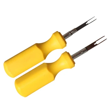 

2pcs 2mm 3mm Car Repair Wiring Connector Professional Puller Kit Pin Extractor Release Auto Accessories Terminal Removal Tool