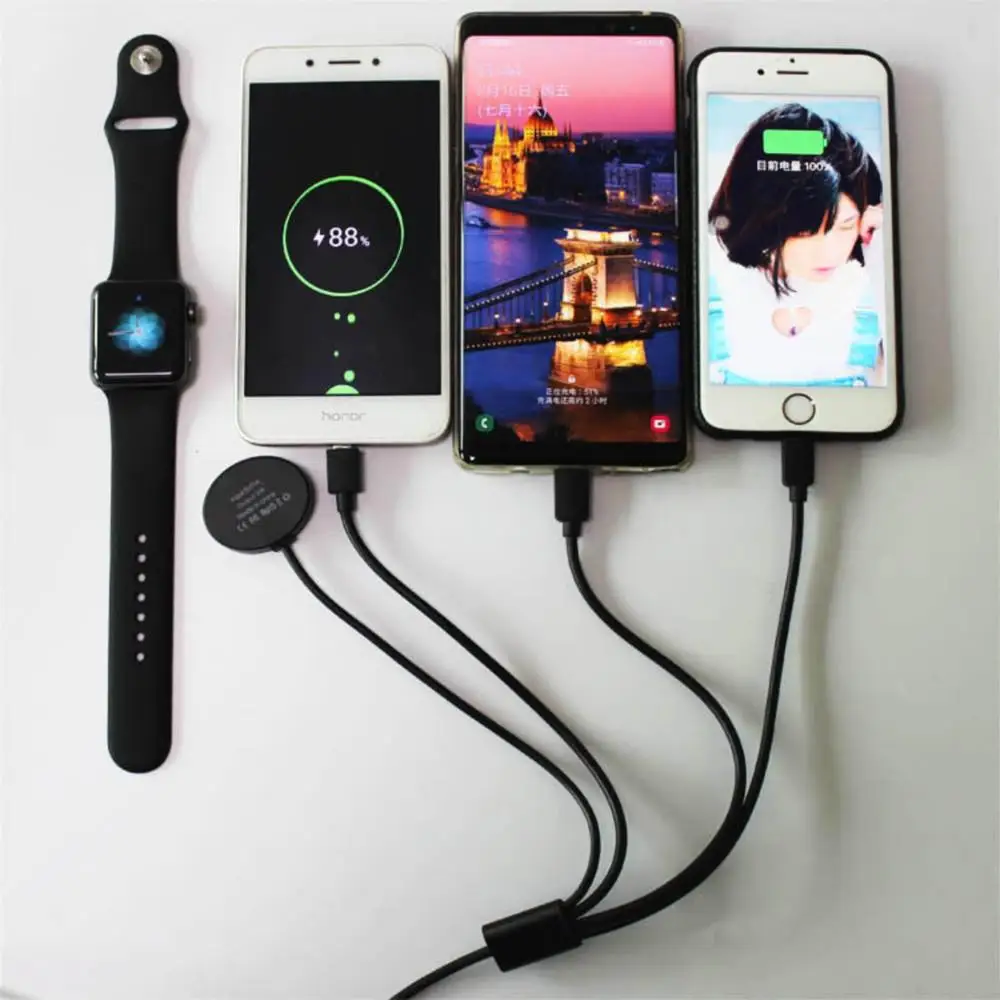 Зарядное устройство для телефона Быстрая зарядка Smartwatch док станция USB кабель