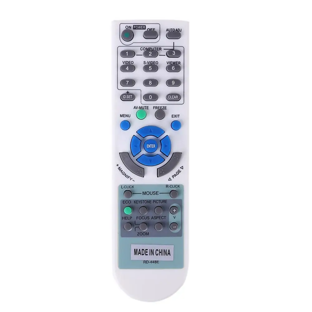 Remote Controller For NEC Projector RD-448E V260X+ V300X+ V260 RD-443E LT180+ LT280 LT380 M230 RD-450C M260XC VT LT 180X50X15mm
