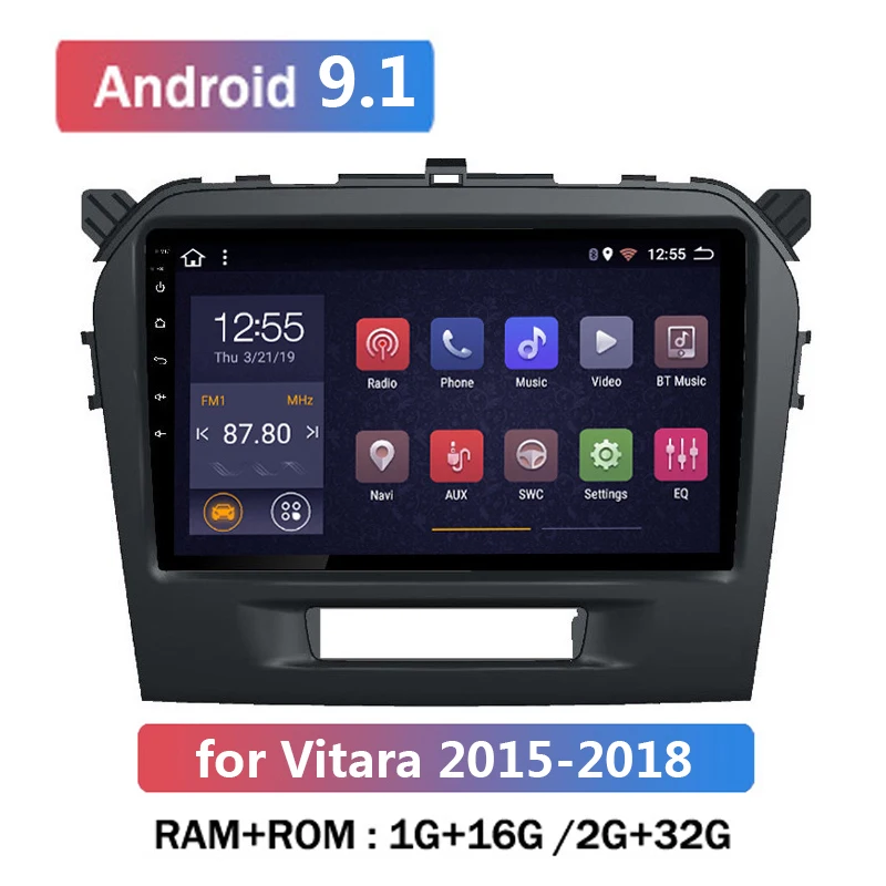 Автомобильный мультимедийный плеер 9 &quot автомагнитола под управлением Android 1 с GPS